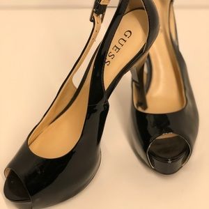 Guess Black High Heels Size 8
